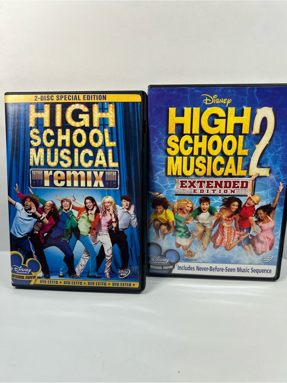 High School Musical Remix & High School Musical 2 Extended Edition DVD Lot